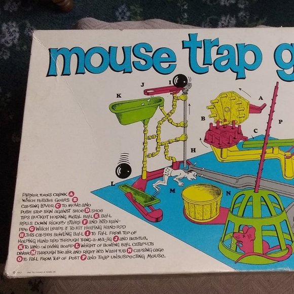 REDUCED  Vintage Mouse Trap Game by Ideal 1964 edition - Picture 1 of 9